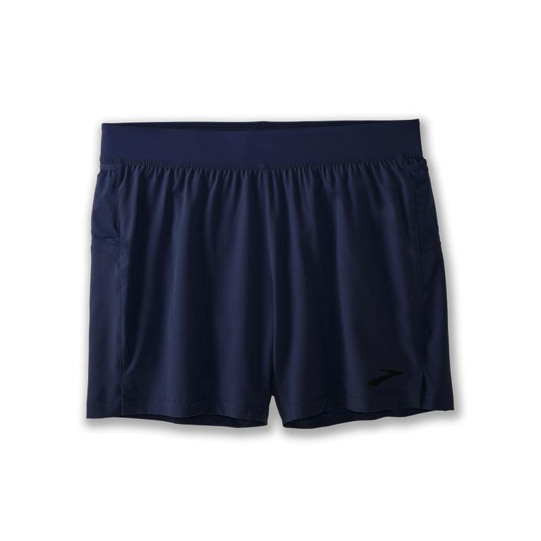 Brooks SHERPA 5 2-IN-1 Running Shorts Mens Outlet - Navy (SUX281650)